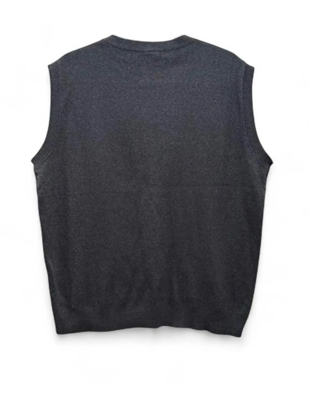 Men's V-Neck Sweater Vest - Charcoal Gray